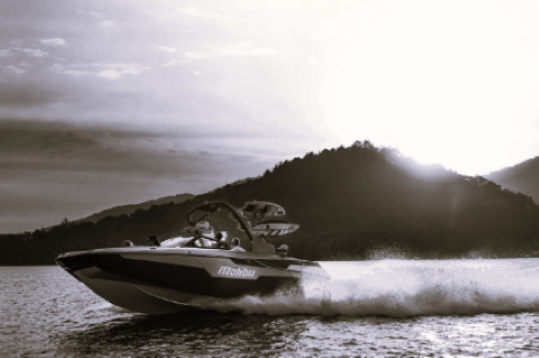 TLS USA Power Boats BW