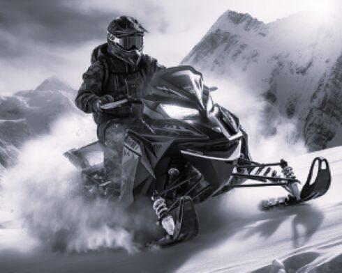 TLS Snowmobiles 3 BW
