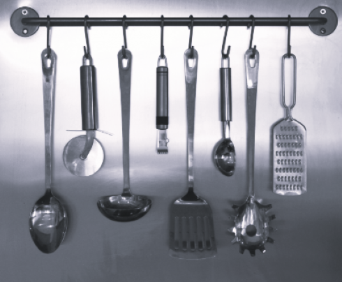 TLS Kitchen Utensils 3 BW